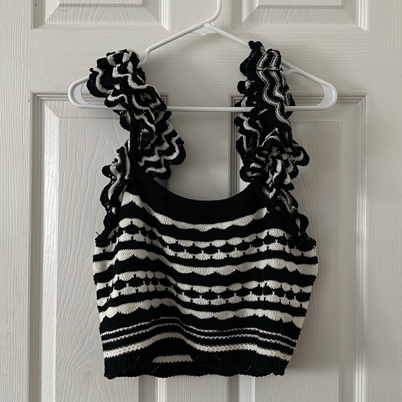 H&M Crochet Look Crop Top - Picture 7 of 10